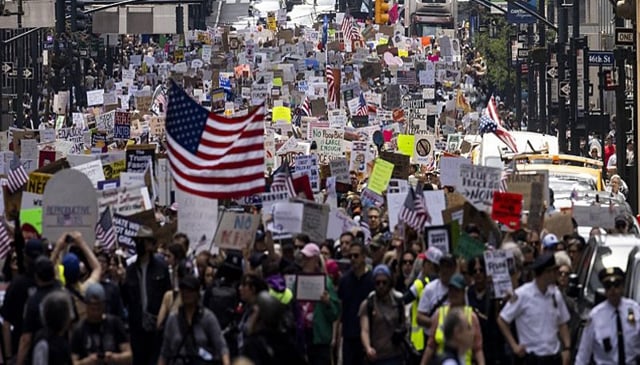 Another round of anti-Trump protests hits US cities