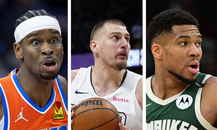 Gilgeous-Alexander, Jokic, Antetokounmpo named NBA MVP finalists