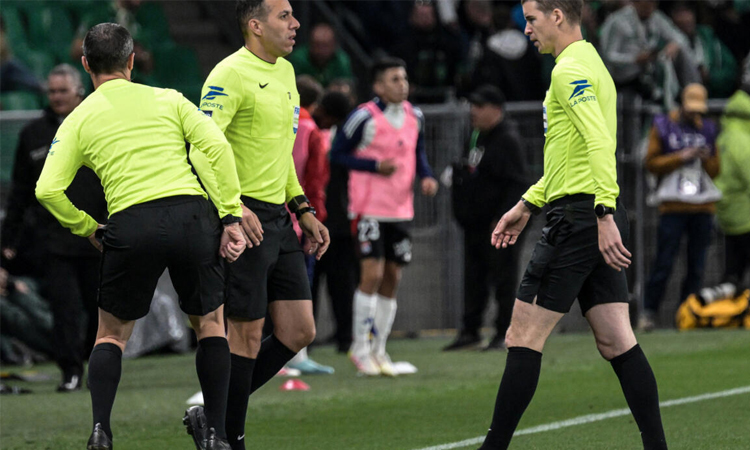 Linesman hit by projectile as Saint-Etienne edge toward safety