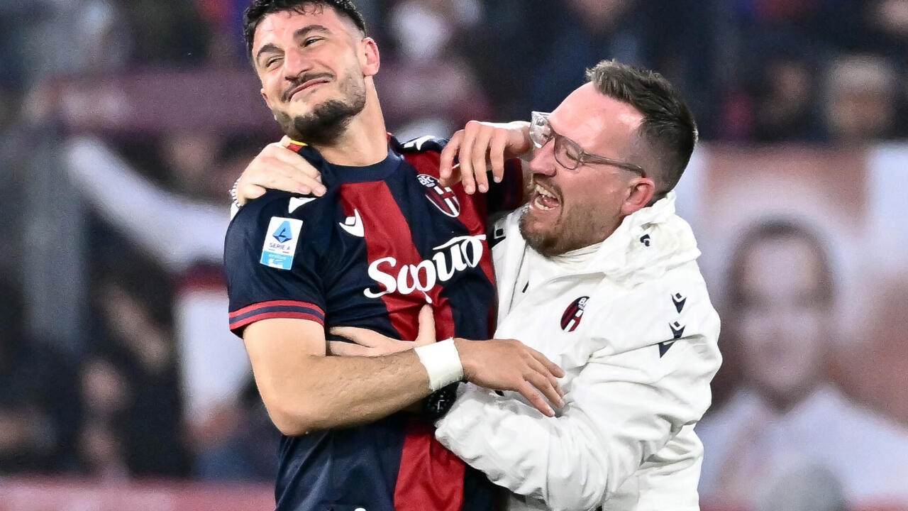 Leaders Inter level with Napoli after falling to late Orsolini stunner at Bologna