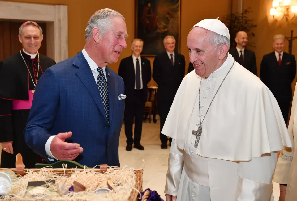 King Charles says 'deeply saddened' by death of Pope Francis
