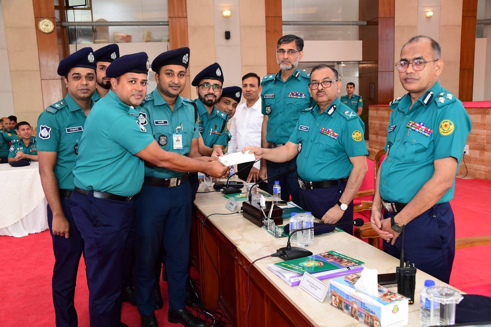 Several DMP officers, units awarded for best performance in March