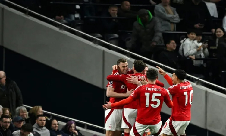Battling Forest see off Spurs to boost Champions League hopes