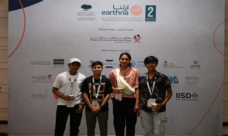 Four Bangladeshi female athletes join welcome reception with Qatar Foundation leadership
