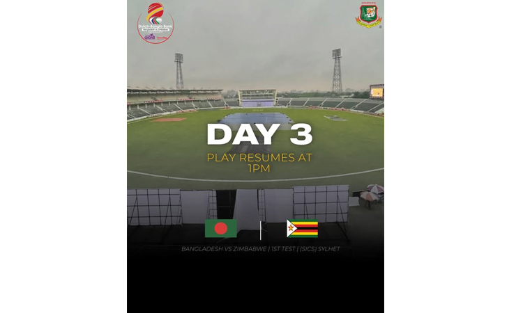 Rain spoils Day 3 morning session