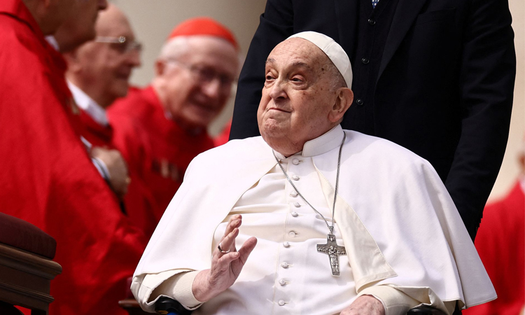 China expresses condolences after pope death