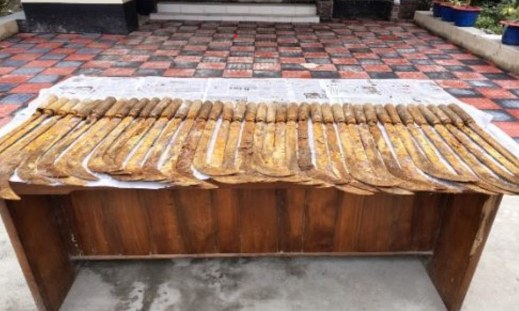38 more sharp weapons recovered in Satkhira