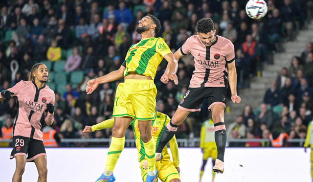 PSG draw with Nantes to stay unbeaten in Ligue 1