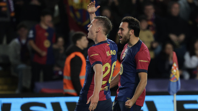 Olmo fires Liga leaders Barca past Mallorca