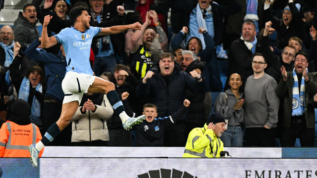 Guardiola joy as Man City go third after dramatic win over Villa