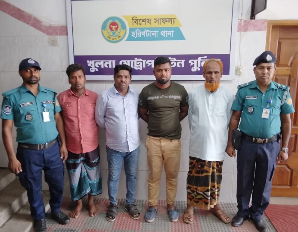 Five AL men arrested in Khulna