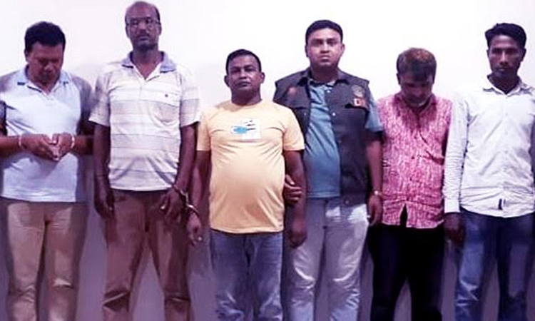 6 road transport extortionists arrested in Rangpur city