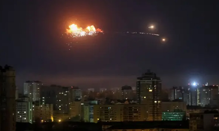 Ukraine says Russia fired 70 missiles, 145 drones overnight