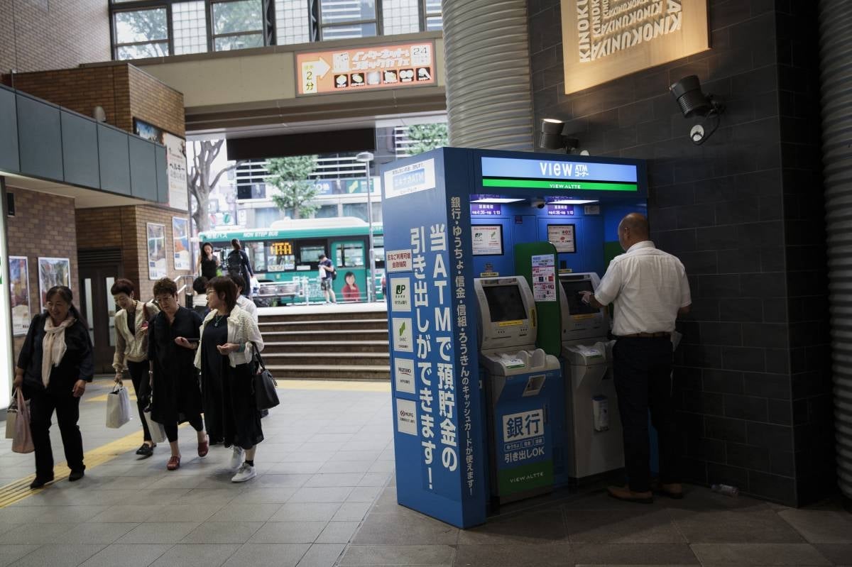 No phone calls at the ATM, Japan's Osaka tells over-65s
