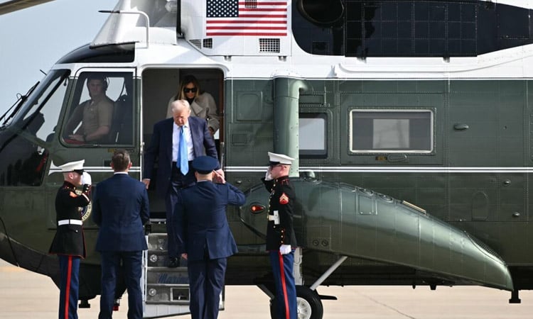 Trump heads to pope funeral in first foreign trip of new term