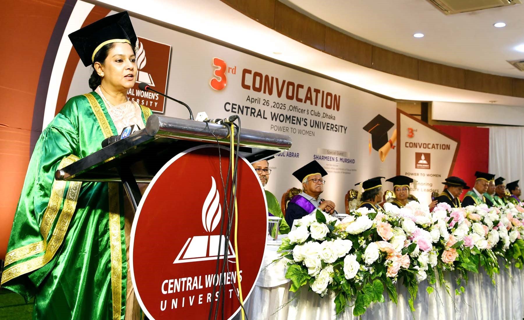 Rizwana asks students to stand courageously against pollution, encroachers