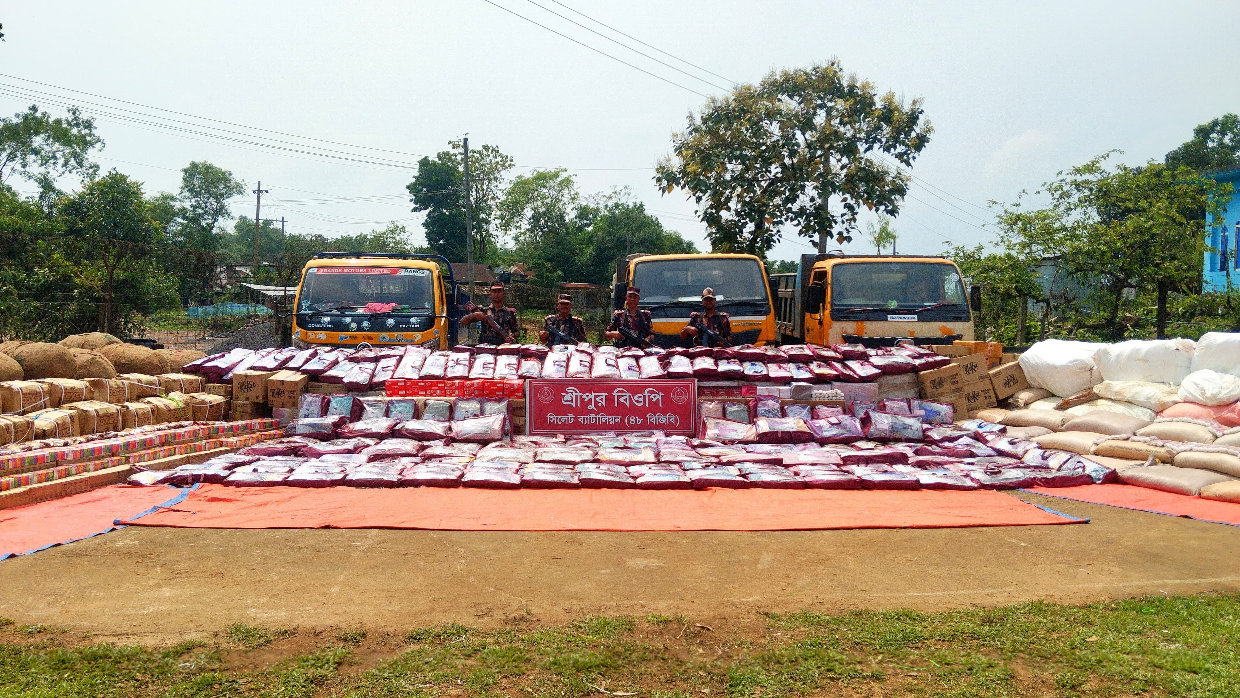 Two held with smuggled goods worth Tk 7.40cr in Sylhet