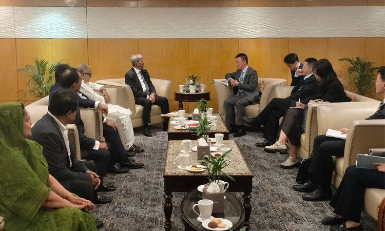 Chinese delegation meets BNP