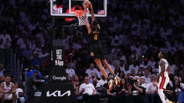 Cavs crush Heat, on brink of NBA playoff sweep