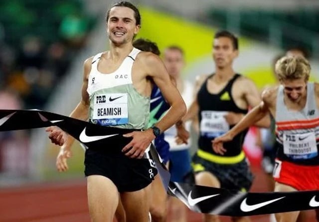 Kiwi Beamish wins Penn Relays 1,500m crown with late kick