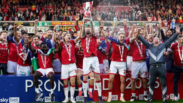 Wrexham seal promotion to Championship in front of Hollywood owners