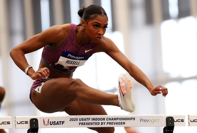 Olympic champs Russell, Davis-Woodhall win at Drake Relays