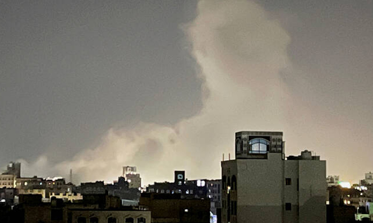 Huthis say 8 wounded in US strikes on Yemen capital
