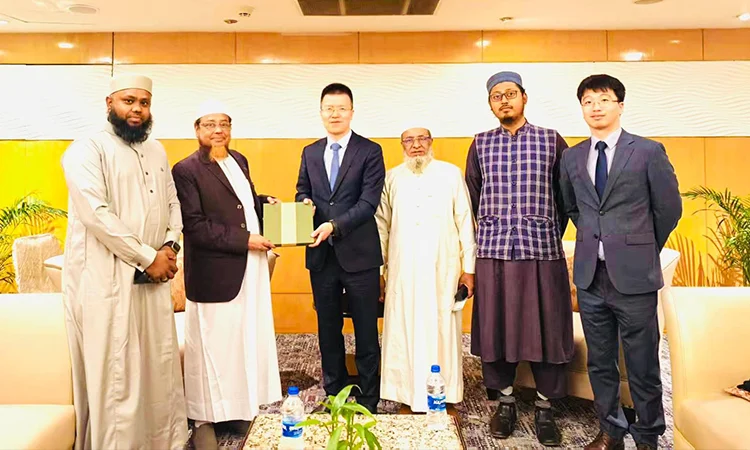 CPC delegates meet Islami Andolon leaders