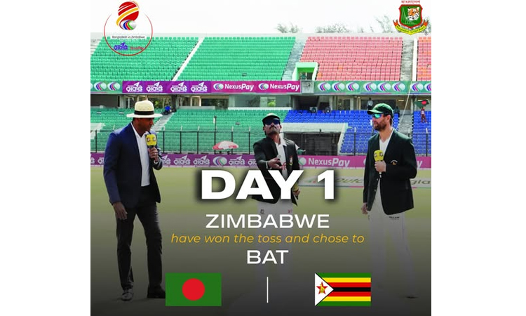 Bangladesh make three changes as Zimbabwe bat first in 2nd Test