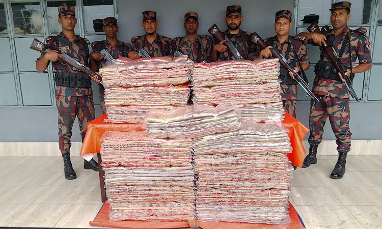 BGB seizes Indian goods worth TK 25 lakh in Sunamganj
