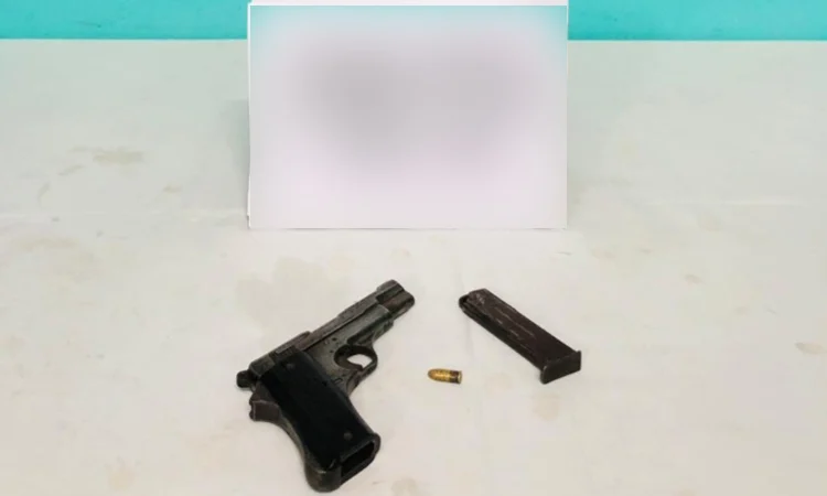 Foreign pistol, bullet recovered in Munshiganj