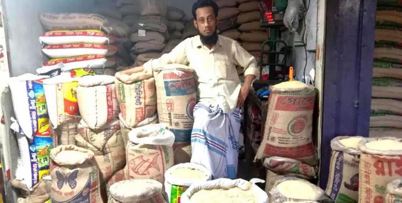 Rice price declines by TK 6-10 per kg