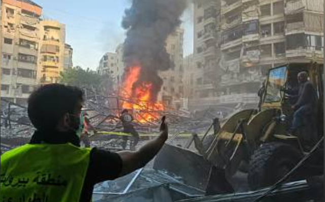 Hezbollah condemns Israel strike on Beirut suburb as unjustified 'aggression'