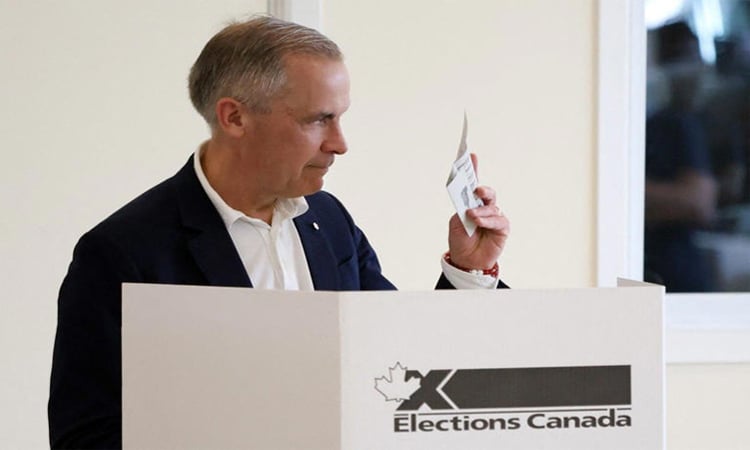Carney's Liberals win Canada election defined by Trump