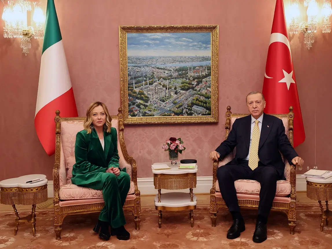 Erdogan, Meloni hold talks to boost Italy-Turkey ties