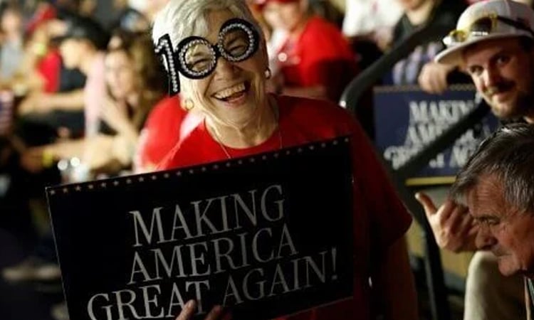 'Beautiful job': Trump faithful applaud president at 100-day mark