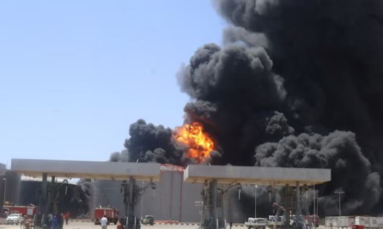 Blaze at key Sudan fuel depot after paramilitary drone strike: ministry