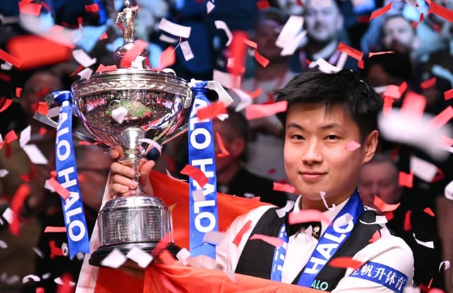 Zhao makes history as China's first World Snooker champion