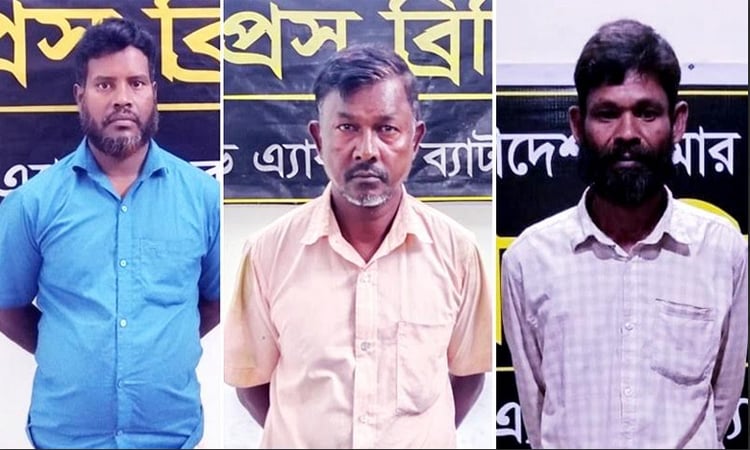 3 fugitive convicts held in Rangpur, Gaibandha