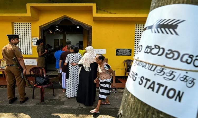 Sri Lanka government faces first vote test in local polls