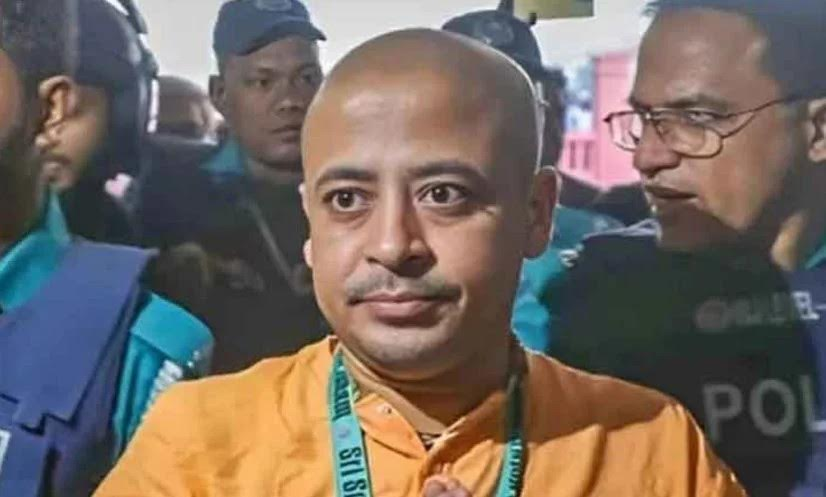Chinmoy Das shown arrested in 4 more cases in Ctg following court order   