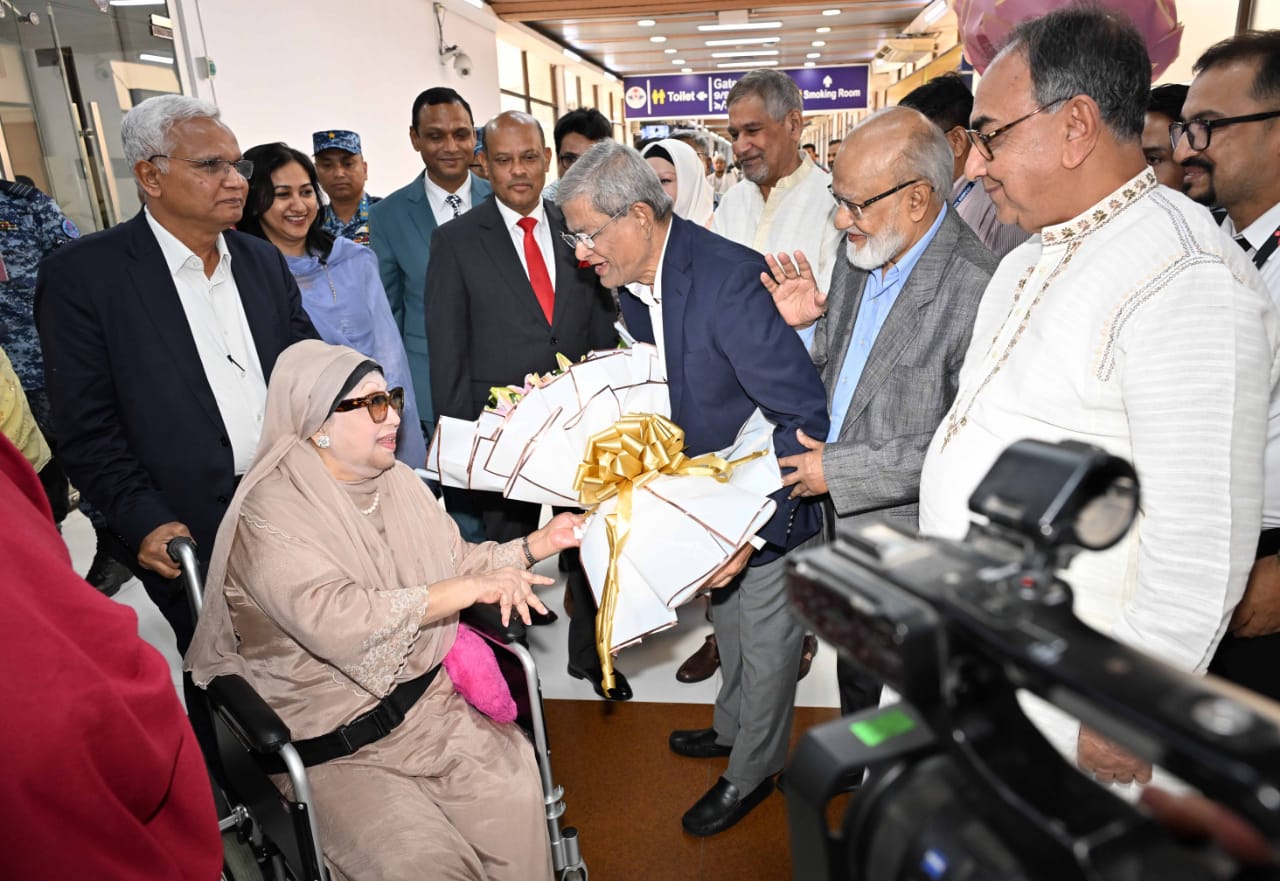 Khaleda Zia surrounded by love, joy, happiness