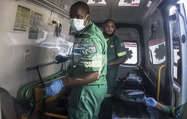 'I have to pray': fear, danger for paramedics in S. Africa's crime hotspots