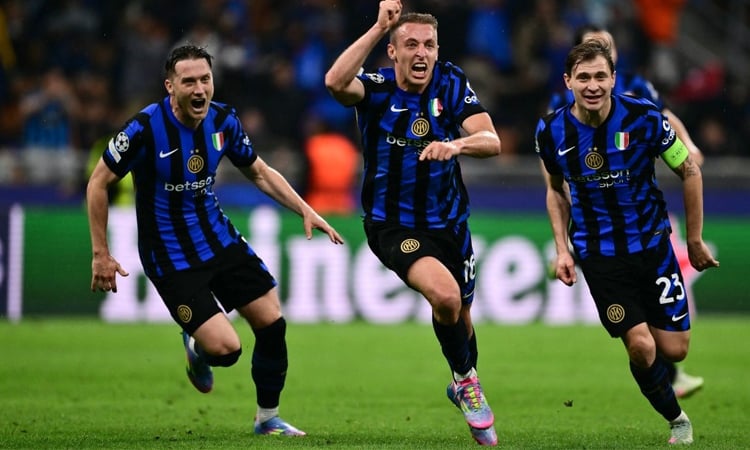 Frattesi shoots Inter into Champions League final after Barcelona epic