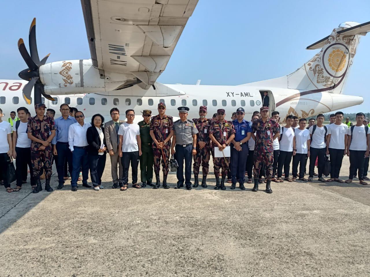 Myanmar military, BGP personnel repatriated 