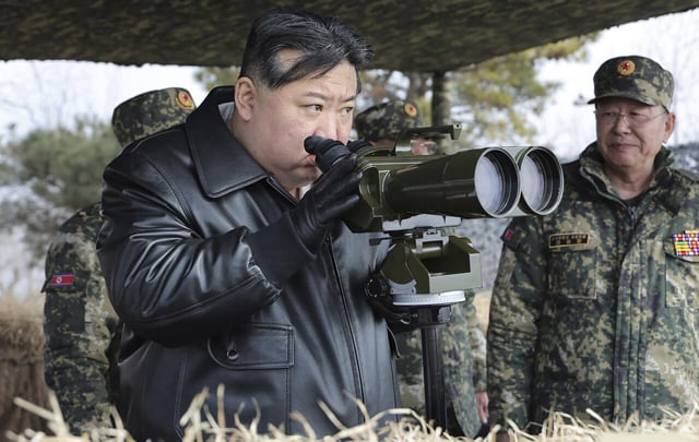 North Korea leader oversees missile test simulating nuclear counterstrikes