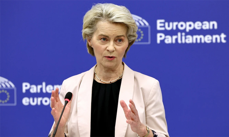 Trump says hopes to meet 'fantastic' EU chief von der Leyen