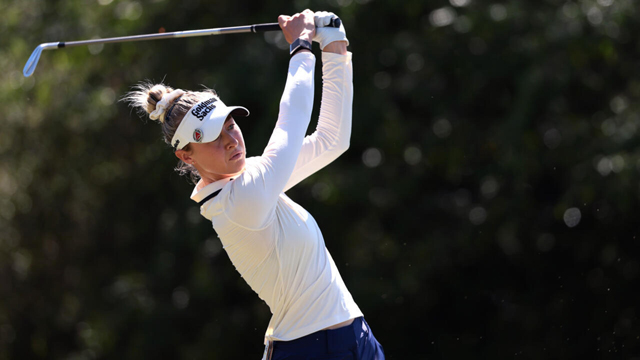 Top-ranked Korda shares LPGA Americas lead in repeat bid