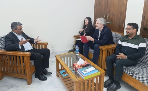 Carter Centre Senior Associate Director Jonathan meets Ali Riaz
