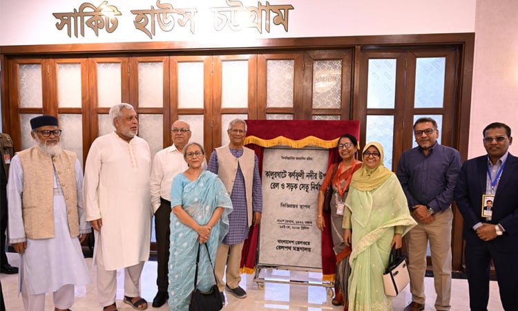 CA unveils foundation of Kalurghat Bridge